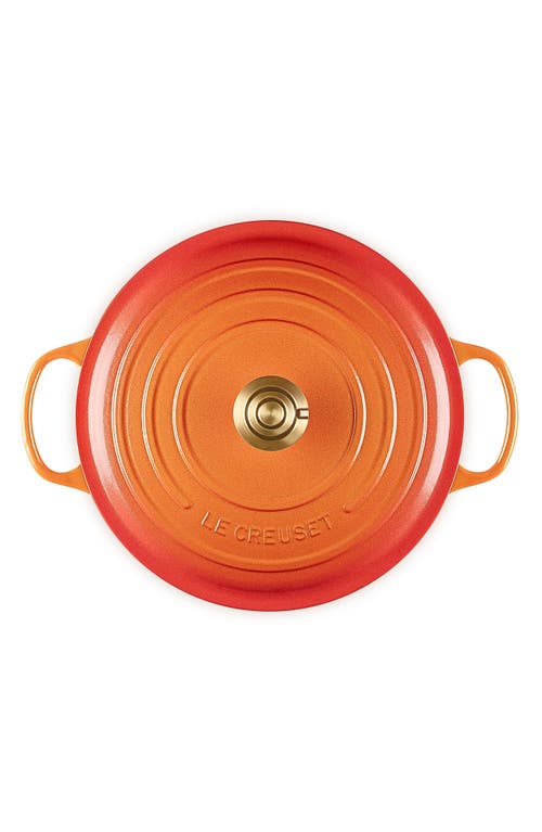 Le Creuset Signature 7.25-quart Round Enamel Cast Iron Dutch Oven In Orange