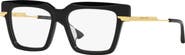 Bottega Veneta 53mm Rectangle optical glasses