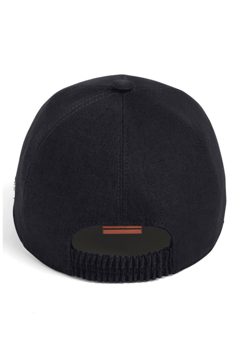 Oasi Adjustable Linen Baseball Cap, Alternate, color, BLUE CIANO