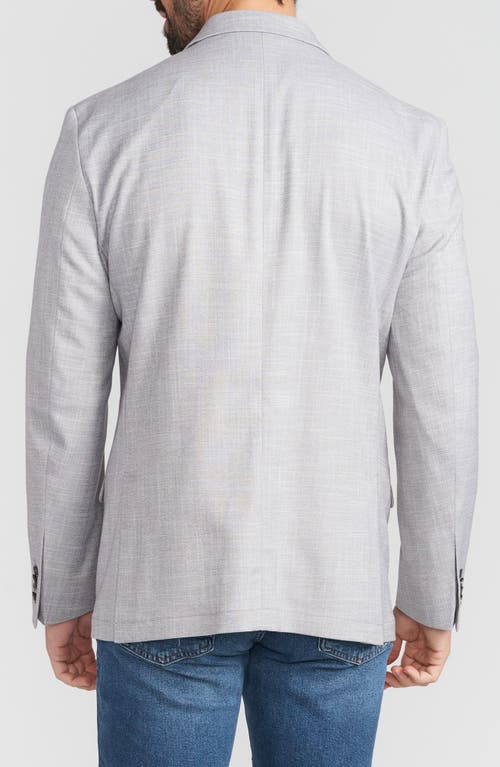 Savile Row Co Grey Textured Notch Lapel Sport Coat In Grey
