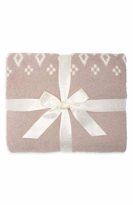 CozyChic Fair Isle Diamond Throw Blanket