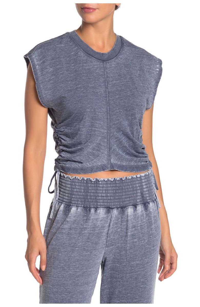 ON THE ROAD Cecil Drawstring Side Top, Main, color,