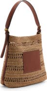 MANGO Straw Shoulder Bag
