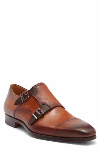 Cap Toe Monk Strap Shoe