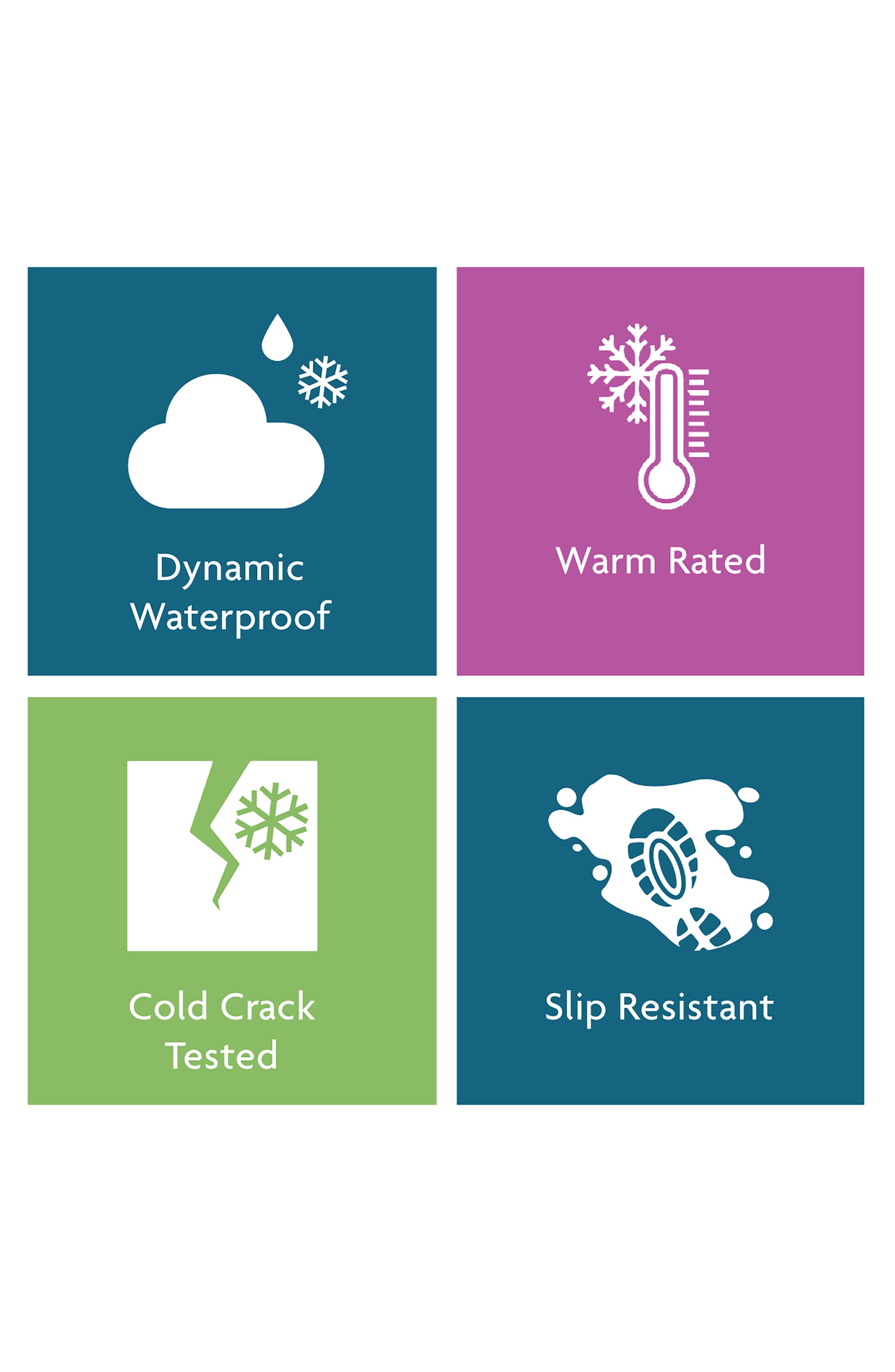 JBU Camden Waterproof Faux Shearling Lined Duck Boot, Alternate, color, Oyster