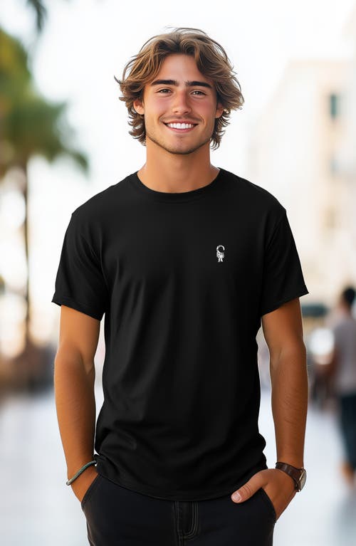 Dalix Astronaut Tee In Black