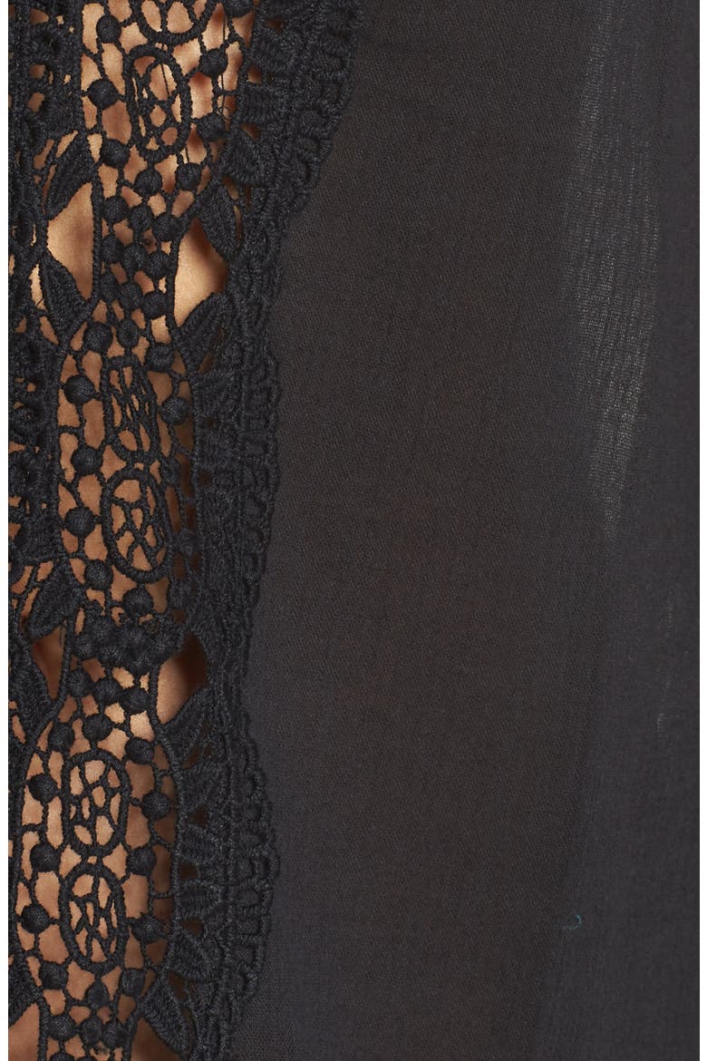 Island Fare Cover-Up Tunic, Alternate, color, BLACK