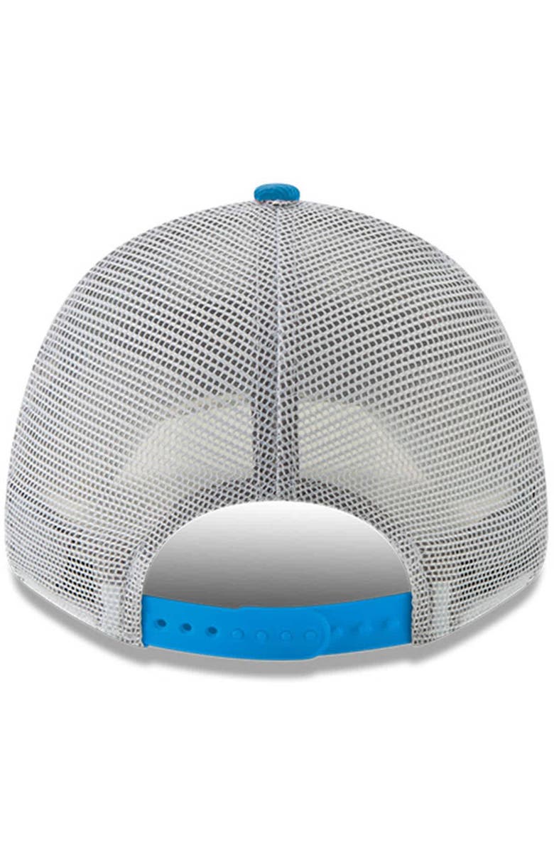 New Era Men's New Era Powder Blue Los Angeles Chargers Charger Power A-Frame 9FORTY Trucker Adjustable Hat, Alternate, color, Powder Blue