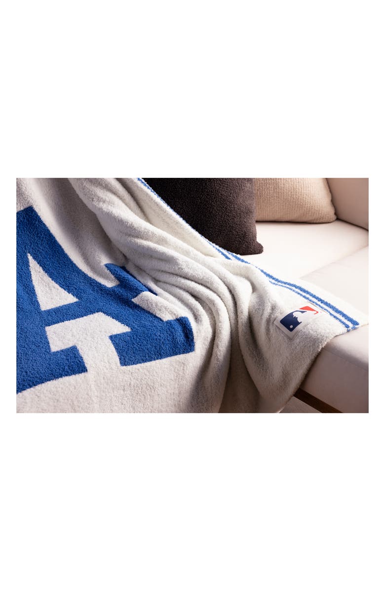 Barefoot Dreams<sup>®</sup> CozyChic<sup>®</sup> Los Angeles Dodgers Throw Blanket, Alternate, color, Dodgers Multi