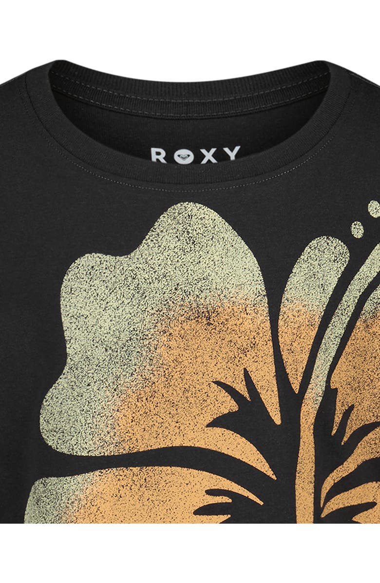 Roxy Kids' Hibiscus Oversize Graphic T-Shirt, Alternate, color, Phantom
