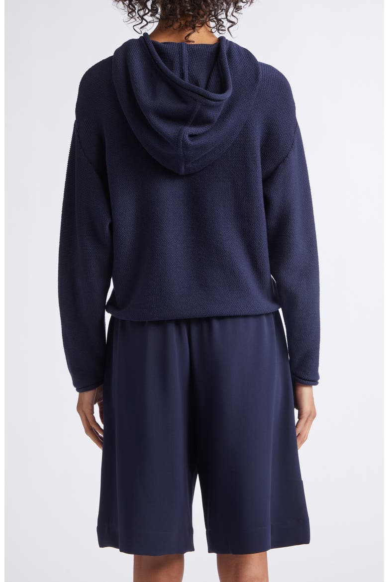 Mae Knit Hoodie, Alternate, color, MIDNIGHT