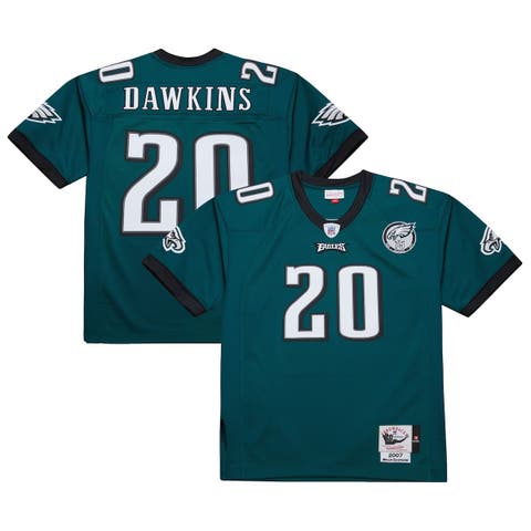 Men's Mitchell & Ness Brian Dawkins Green Philadelphia Eagles 2007 Authentic Throwback Retired Player Jersey
