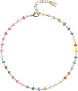 NATIVE GEM Neon Rainbow Opal Necklace