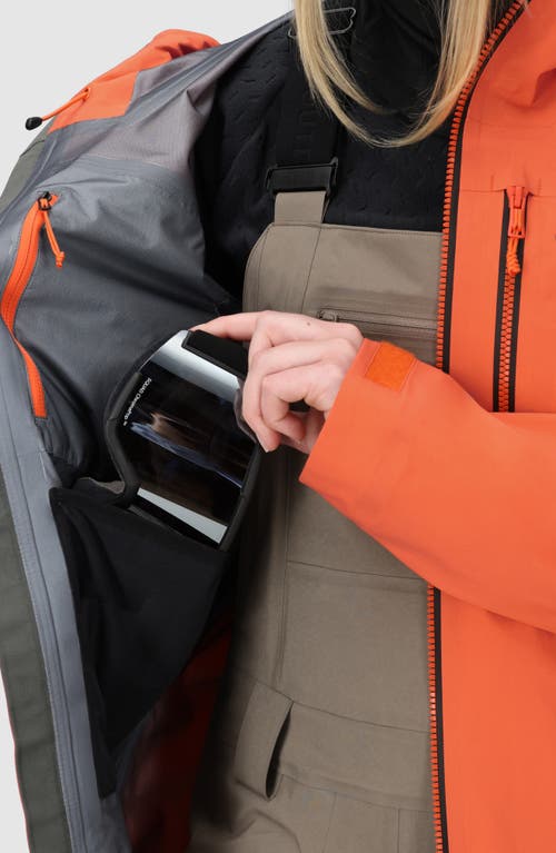 Outdoor Research Hemispheres Team Gore-tex® Waterproof Jacket In Orange