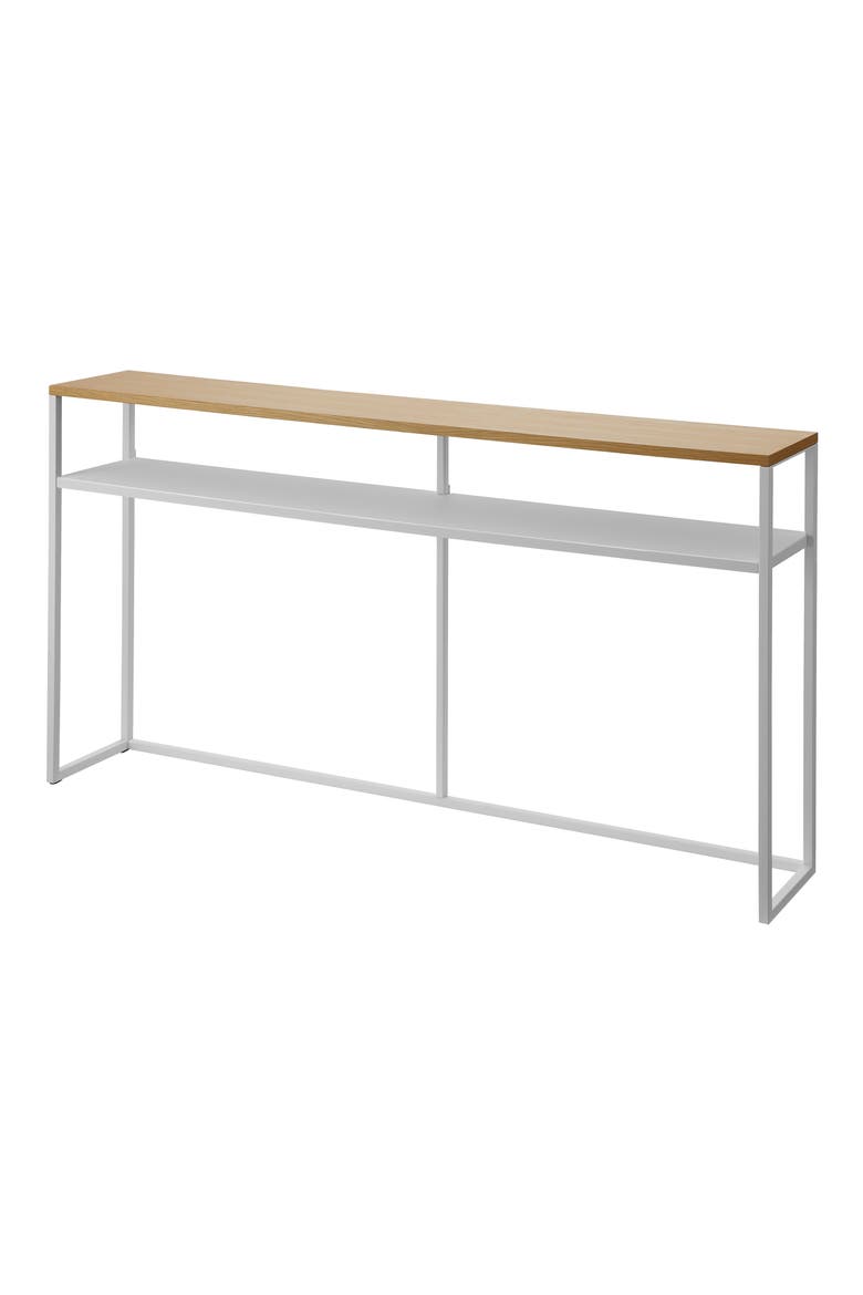 Long Console Table, Main, color, WHITE