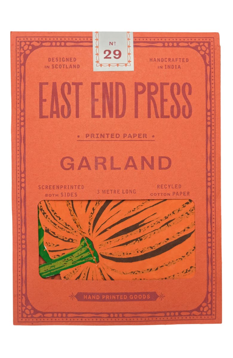 East End Press Pumpkins Sewn Garland, Alternate, color, Mixed