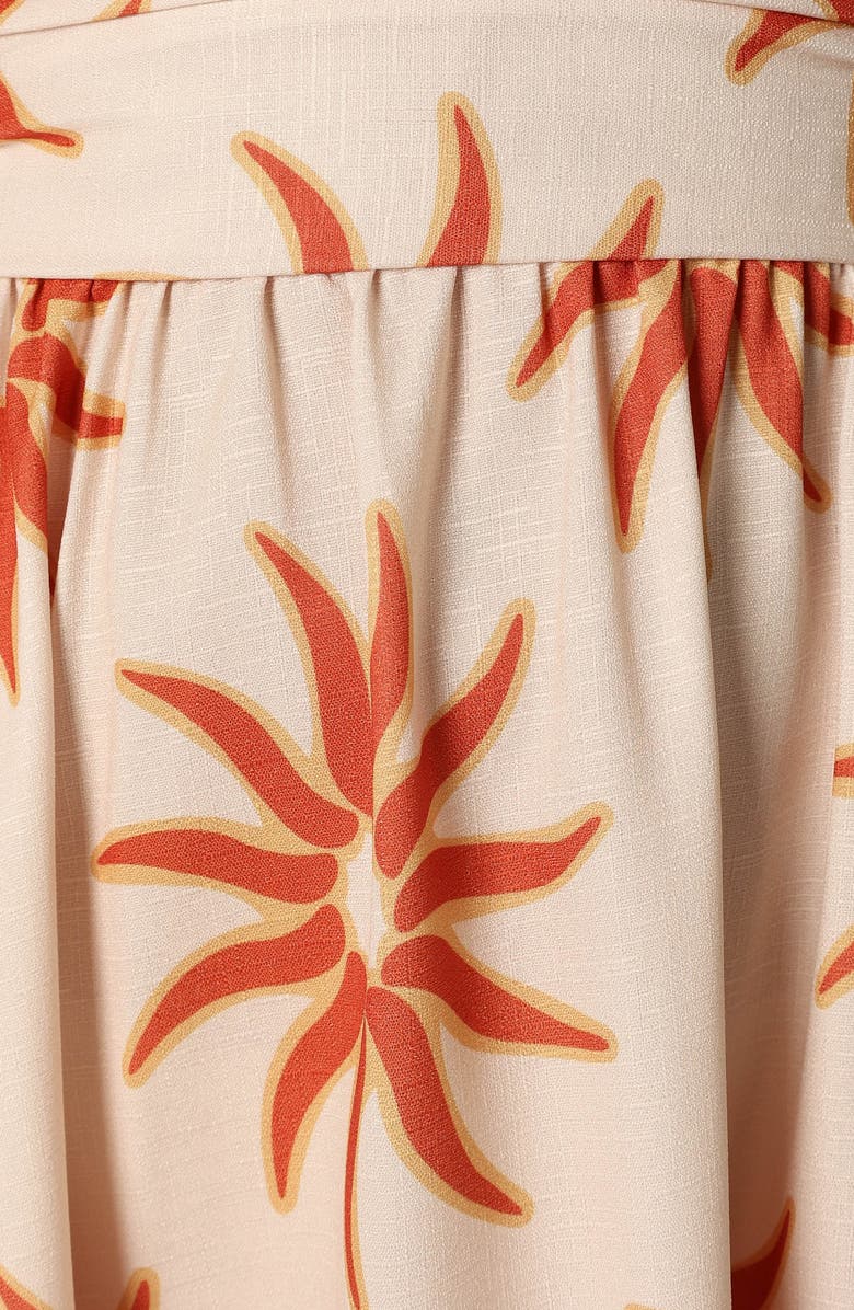 Petal & Pup Ryder Strapless Midi Dress, Alternate, color, Soleil