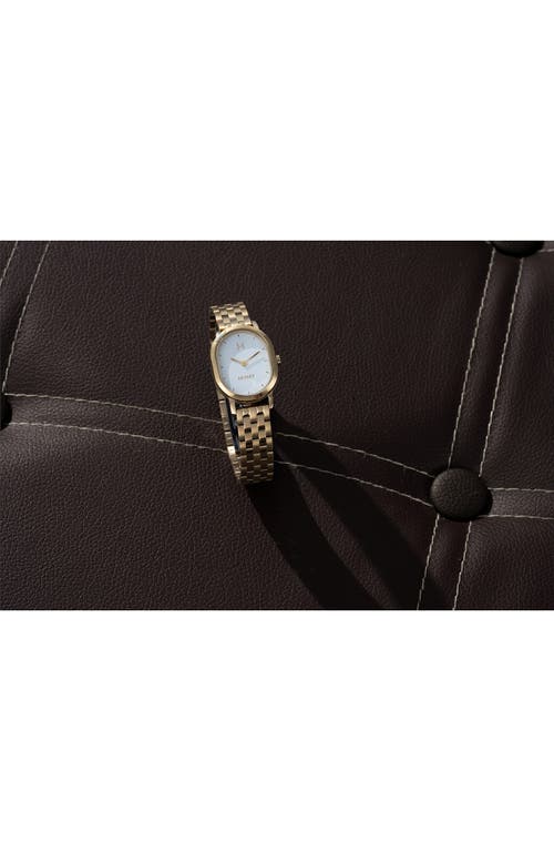 Mvmt Carmel Oval Watch, 25mm In White