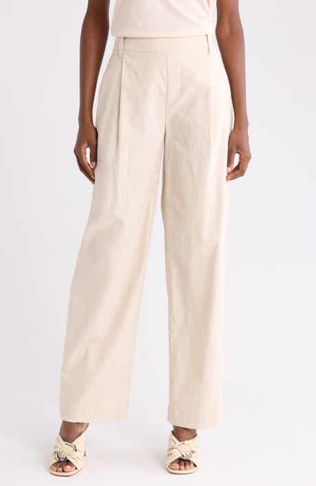 Vince Pleated Pull-On Pants
