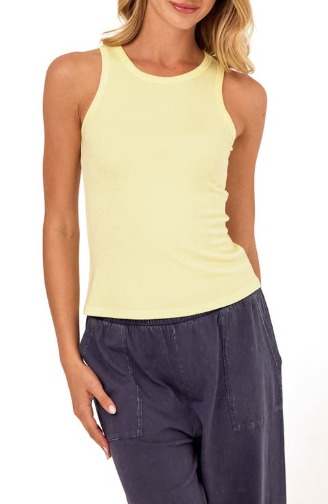 Bailey Feather Ribbed Tank