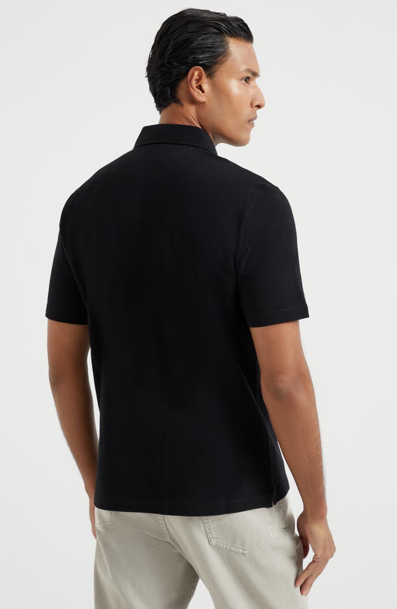 Brunello Cucinelli Piqué polo shirt, Alternate, color, 