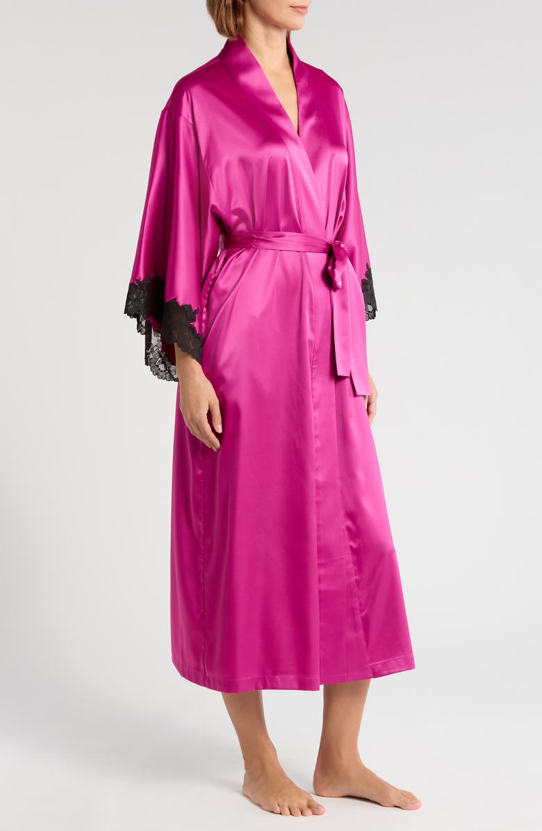 Natori Peony Glamour Robe, Alternate, color,