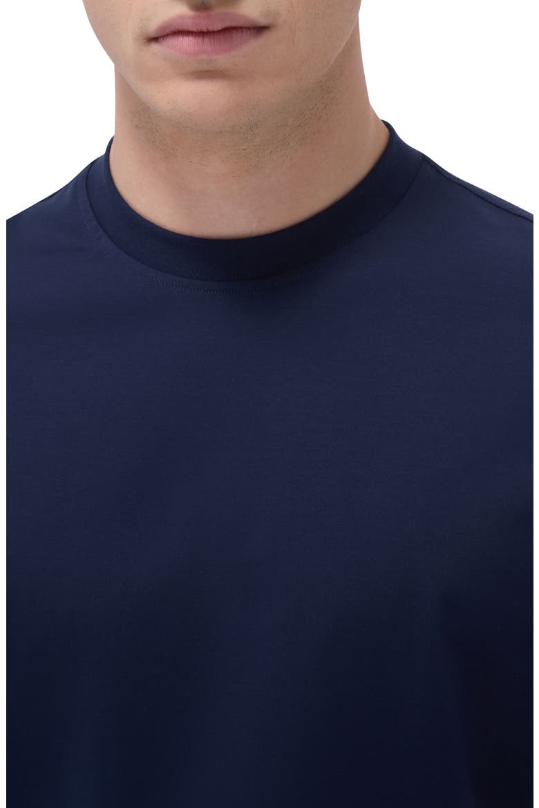 OoohCotton® Crewneck T-Shirt, Alternate, color, NAVY