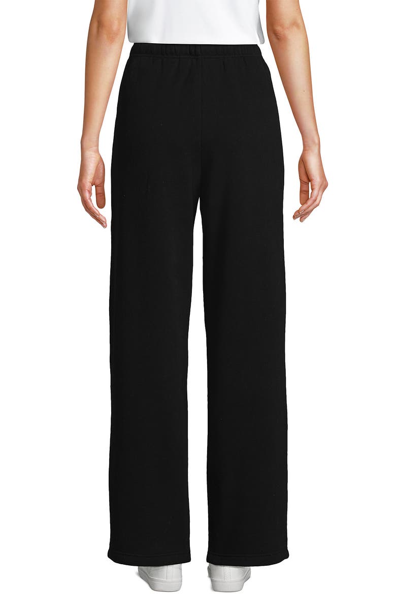 Lands' End Serious Sweats High Rise Relaxed Straight Leg Pants, Alternate, color, 