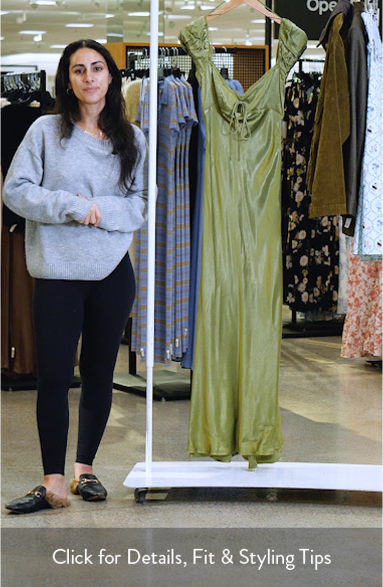 Stasia Satin Maxi Dress, sales video thumbnail