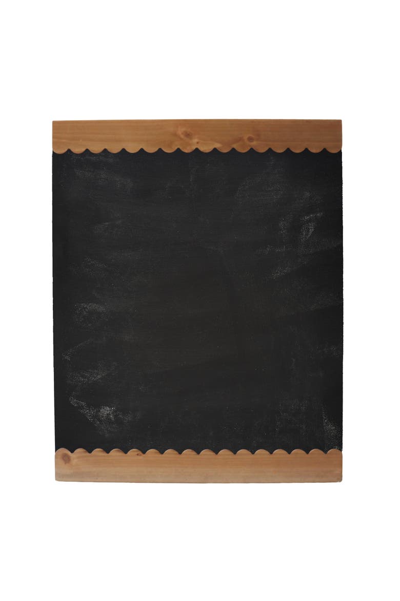 Chalkboard with Scalloped Frame, Main, color, Black