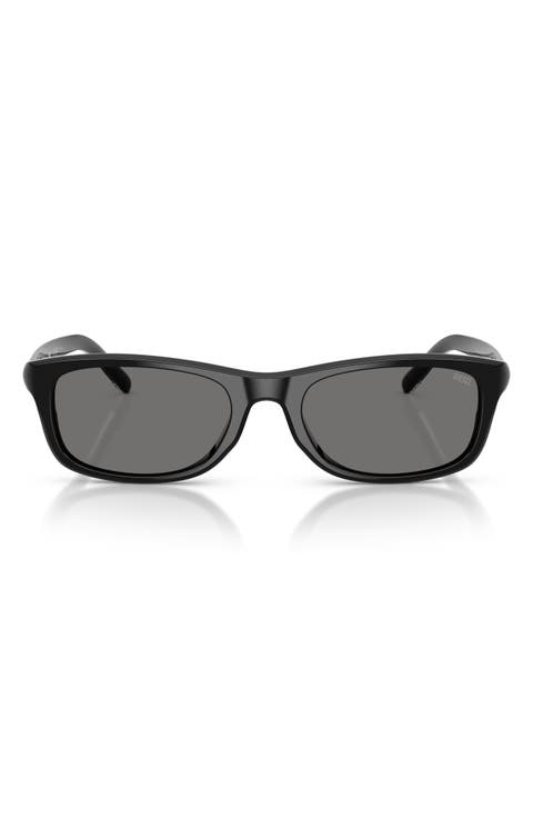 54mm Polarized Rectangular Sunglasses