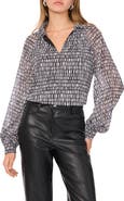 Vince Camuto Collared Popover Top