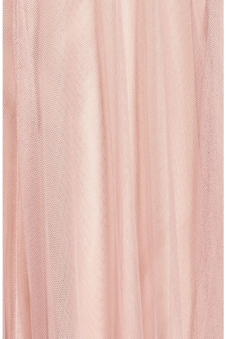 Strapless Tulle Gown, Alternate, color, SHELL