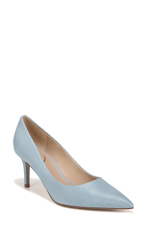 Ladies blue evening shoes hotsell