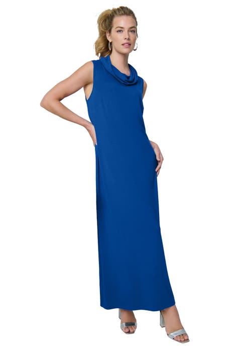 Sleeveless Cowl Neck Maxi (Plus)