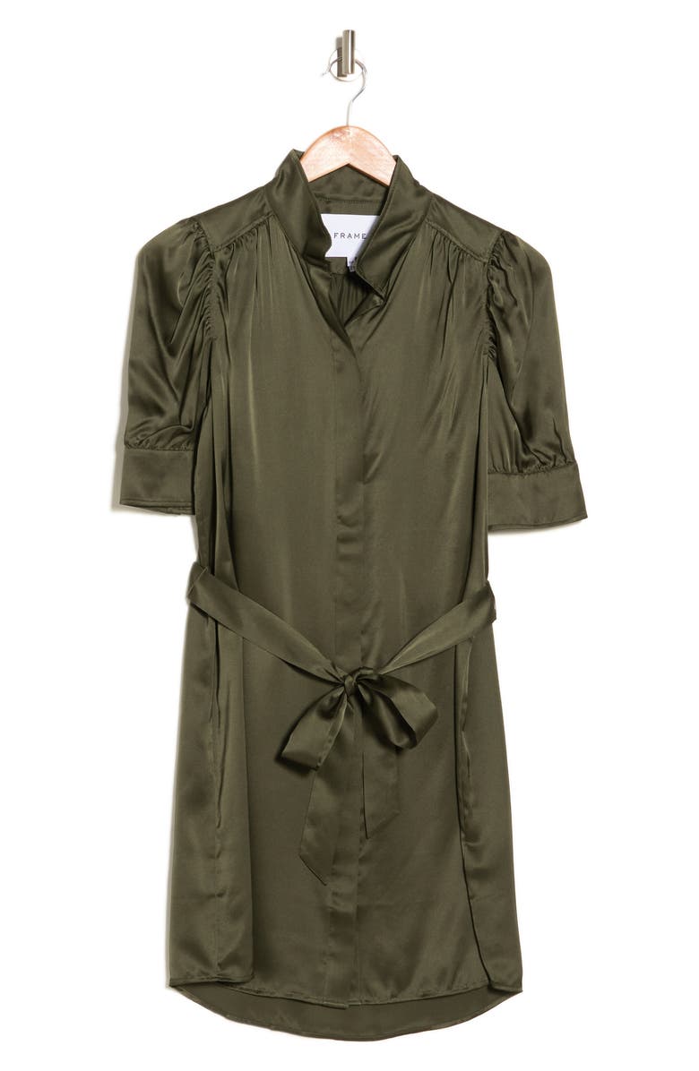 FRAME Gillian Silk Minidress, Alternate, color,