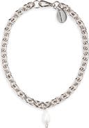 Simone Rocha Faux Pearl Chain Necklace