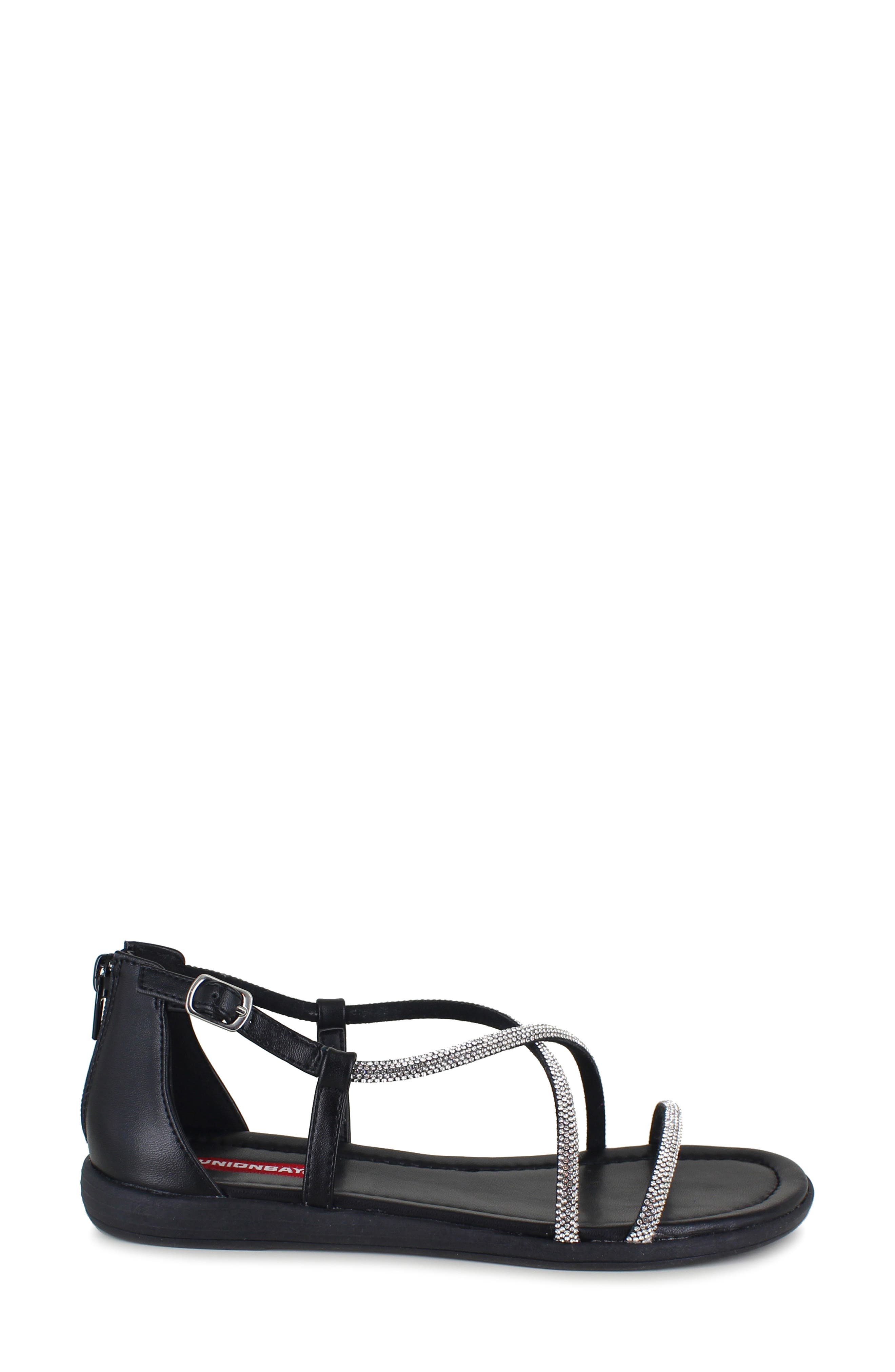 UNIONBAY Keely Rhinestone Sandal, Alternate, color, 