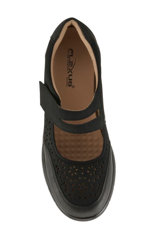 Flexus By Spring Step Pendleton Wedge Mary Jane In Black