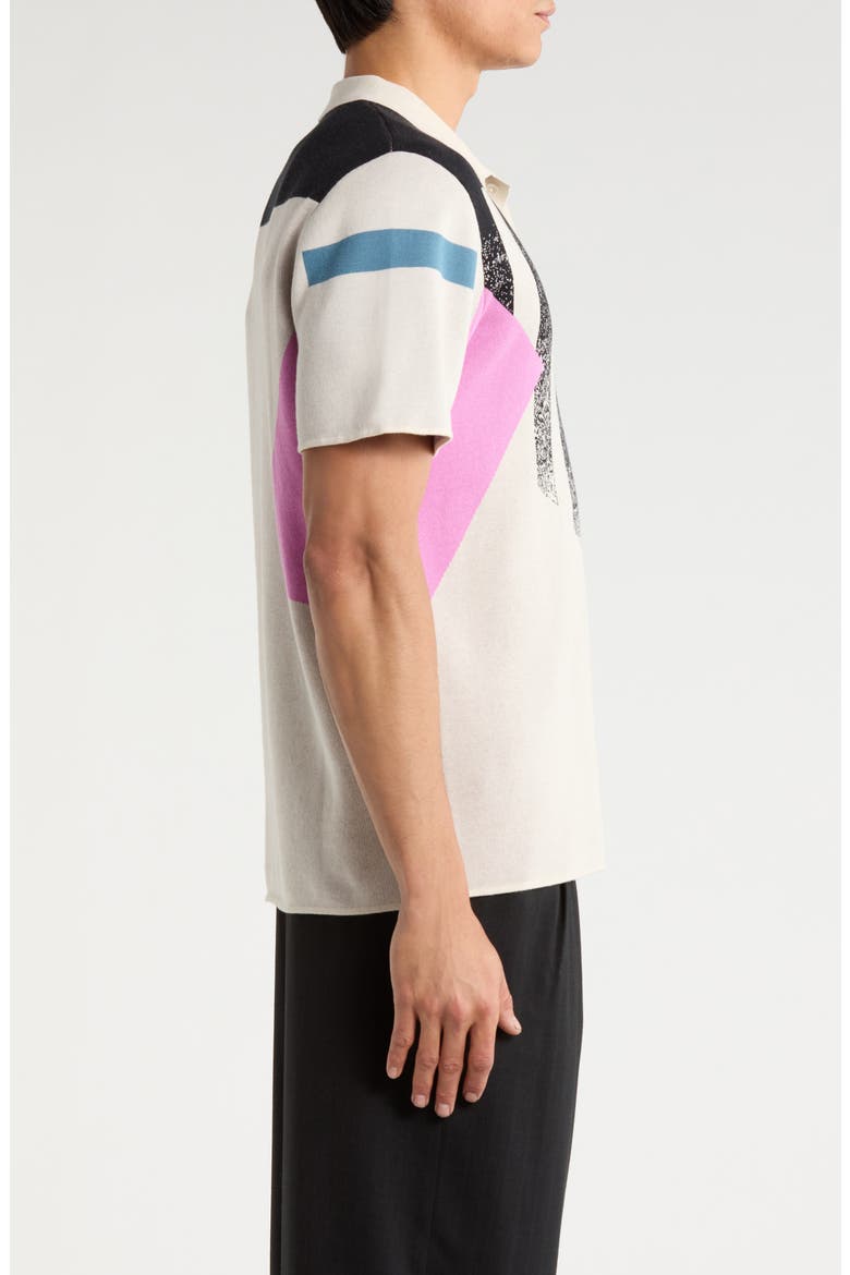 x Prince™ Cotton Intarsia Polo, Alternate, color, LIGHT IVORY