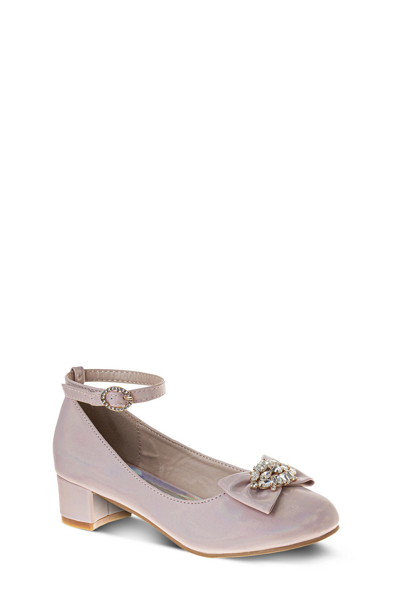 Kids' Ankle Strap Pump, Main, color, PINK