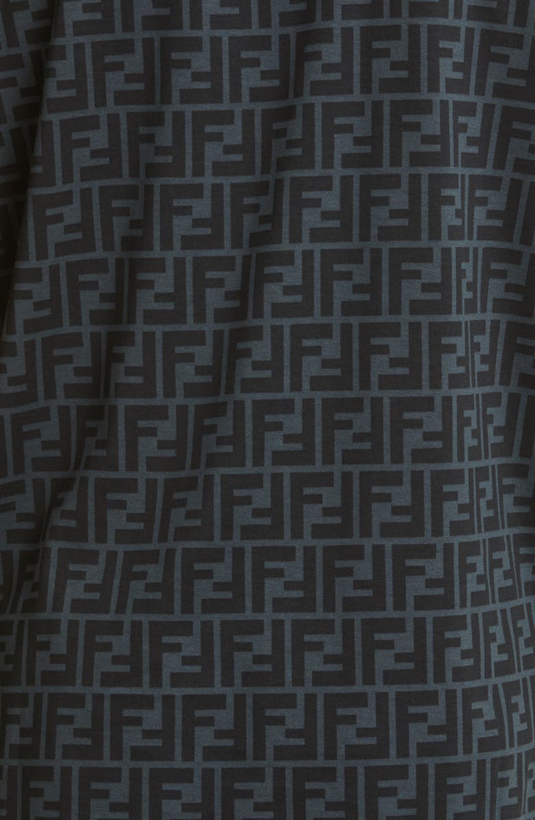 Fendi FF Logo Print Cotton T-Shirt, Alternate, color,