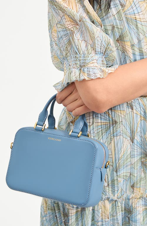 Veronica Beard Boxy Top Handle Leather Bag