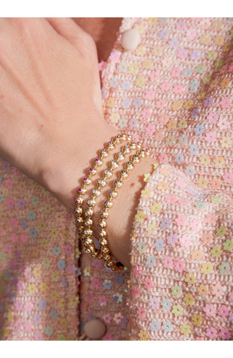 Campbell + Charlotte Evolve Link Bracelet, Alternate, color, Sapphire-Gold