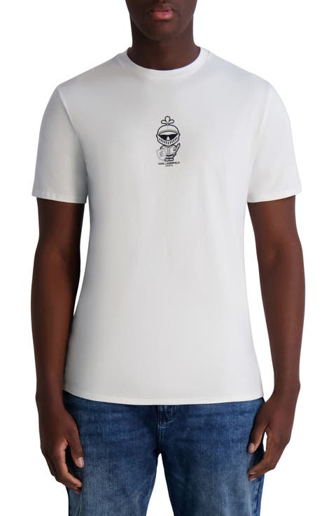 Small Karl Armor Cotton Graphic T-Shirt