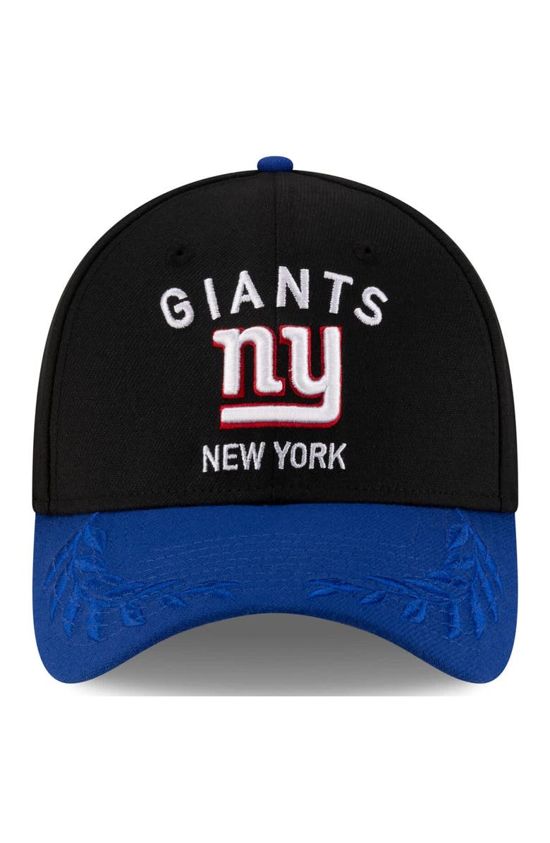 New Era Men's New Era Black/Royal New York Giants 2025 NFL Draft 39THIRTY Flex Hat, Alternate, color, Black