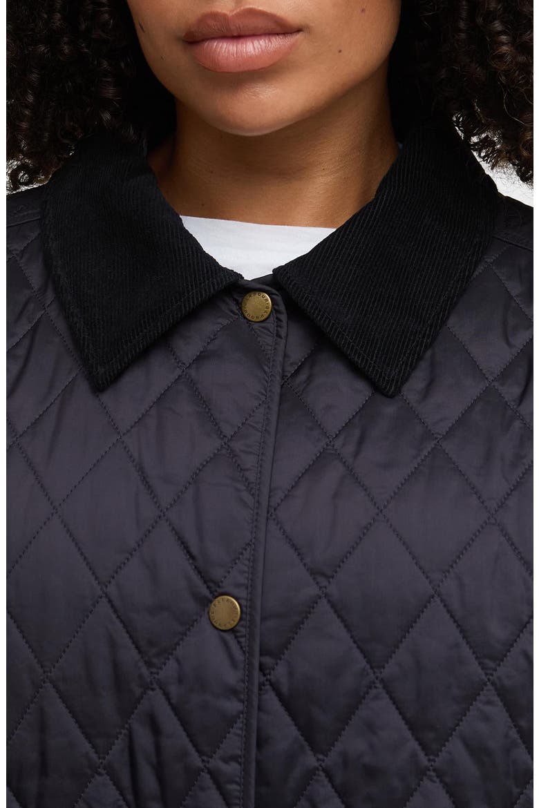 Annandale Quilted Barn Jacket, Alternate, color, NAVY