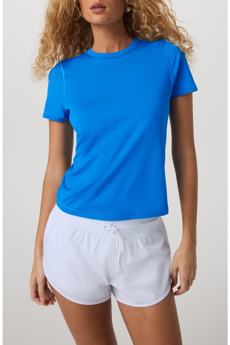Lux Performance T-Shirt, Main, color, REGATTA BLUE