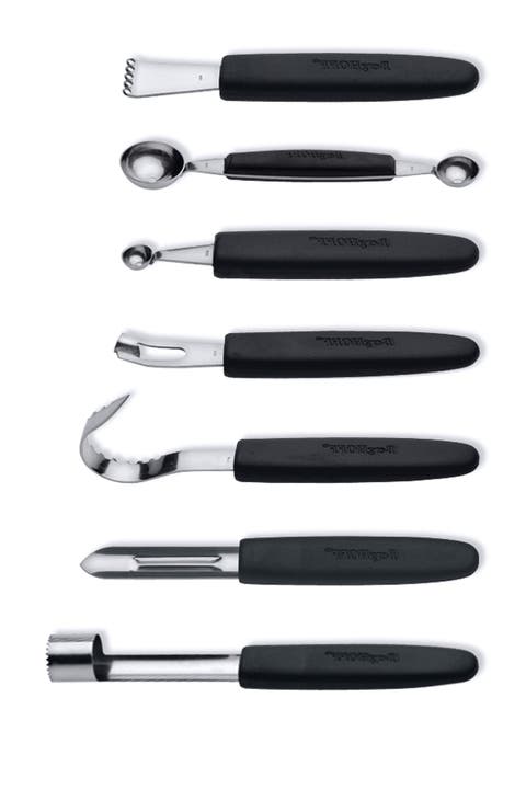 Black Essentials Garnishing Tool 8-Piece Set