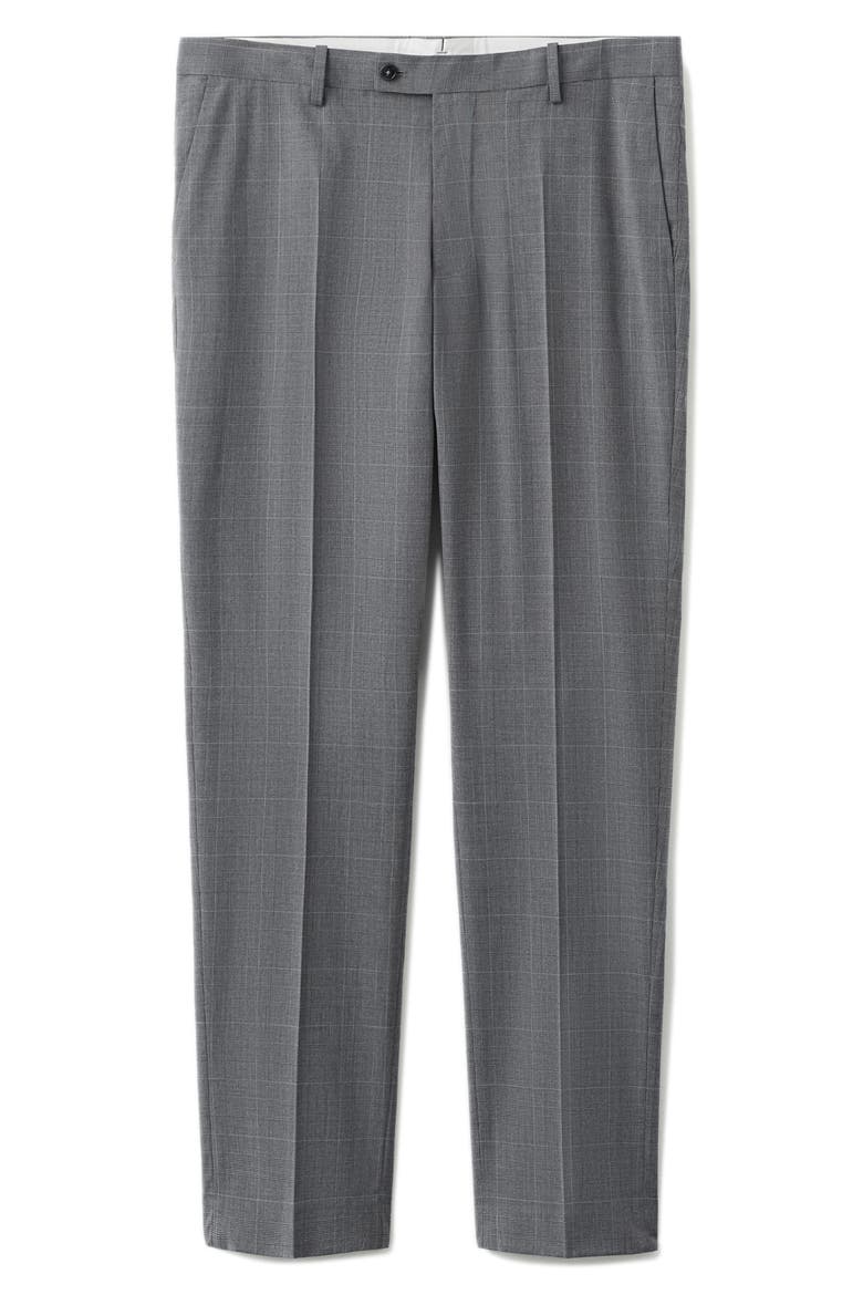 London Regular Fit Dress Pants, Alternate, color, GREY